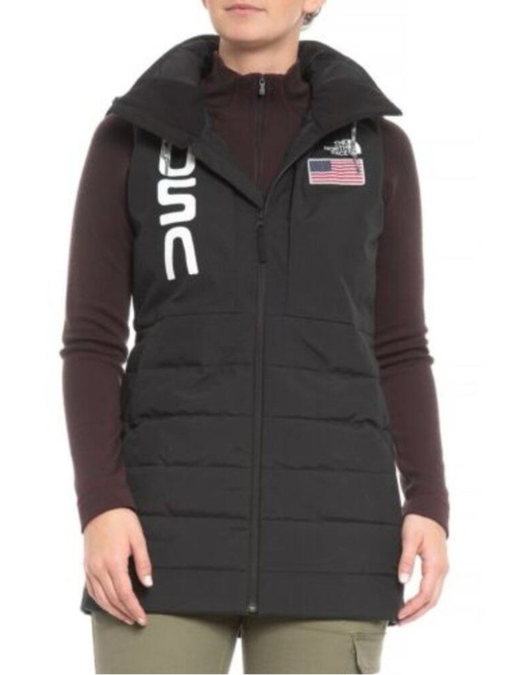 The North Face Women's Free Ski Vest Team USA 2018 Limited Edition Black L